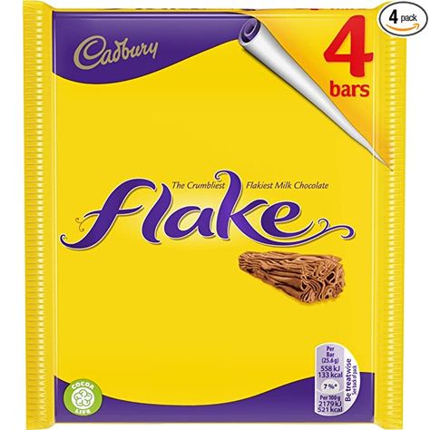 Cadbury Flake, Flake Chocolate, Cadbury Milk Chocolate, Xmas 2022, Cadbury Chocolate, Birthday Items, Dark Chocolate Bar, Sweet Chocolate, Gourmet Food