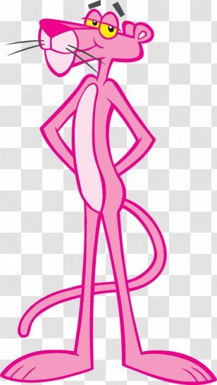 Pink Panther Free Svg, Pink Panter Drawings, Pink Panther Drawing Easy, How To Draw Pink Panther, Pink Panther Drawing, Pink Panther Painting, Panthere Rose, Inspector Clouseau, Drawing Transparent