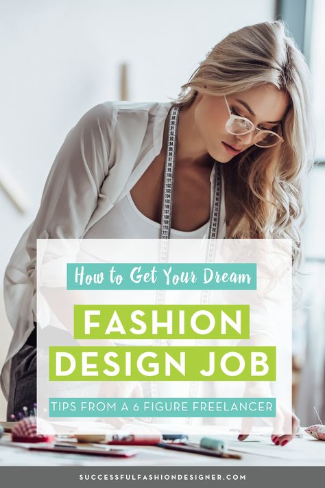 The Ultimate Guide to Getting a Fashion Design Job | Successful Fashion Designer | The Ultimate Guide to Getting Your Dream Fashion Design Job is packed full of real life, actionable and strategic advice. It’s all the knowledge I’ve gained from working as a designer and 6-figure freelancer for over a decade, as well as the insights I’ve learned from interviewing over 75+ professionals on my Successful Fashion Designer podcast. Click to get the FREE GUIDE #fashiondesigner #startabusiness Fashion Business Plan, Fashion Job, Fashion Design Jobs, Career In Fashion Designing, Texas Fashion, Fashion Jobs, Become A Fashion Designer, Dream Fashion, A Fashion Designer