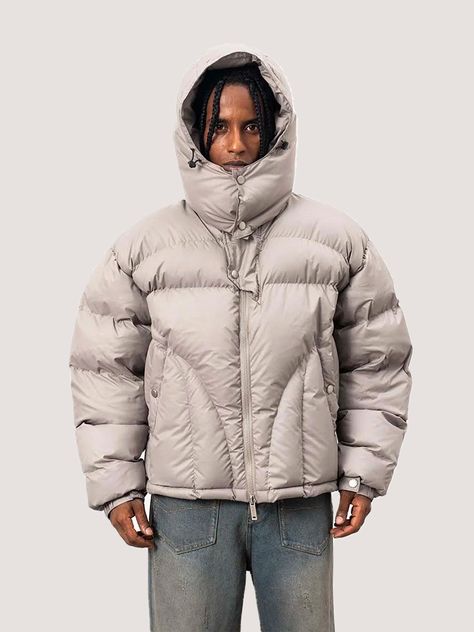 Big Puffer Jacket, Best Puffer Jacket, Premium Streetwear, Mens Puffer Jacket, Futuristic Fashion, Urban Street Style, Streetwear Style, Rupaul, Mode Streetwear