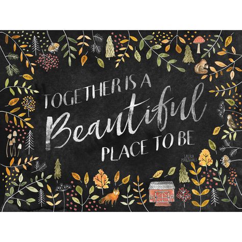 Trinx Woodland Whimsy II - Print on Canvas | Wayfair Spring Chalkboard Art, Thanksgiving Chalkboard, Spring Chalkboard, Woodland Whimsy, Chalk Sign, Chalk Wall, Chalkboard Designs, Chalk It Up, Chalkboard Art