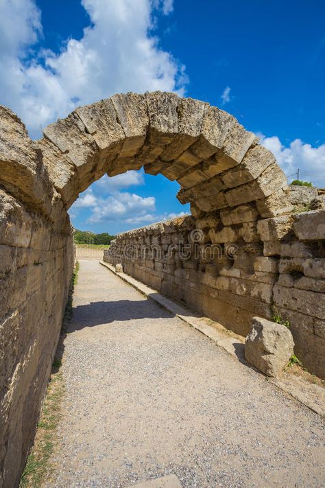 Ruins in Ancient Olympia, Elis, Greece royalty free stock photography Ancient Olympia, Motorcycle Illustration, A Level Art Sketchbook, A Level Art, Stock Photography Free, Olympia, Art Sketchbook, Greece, Monument