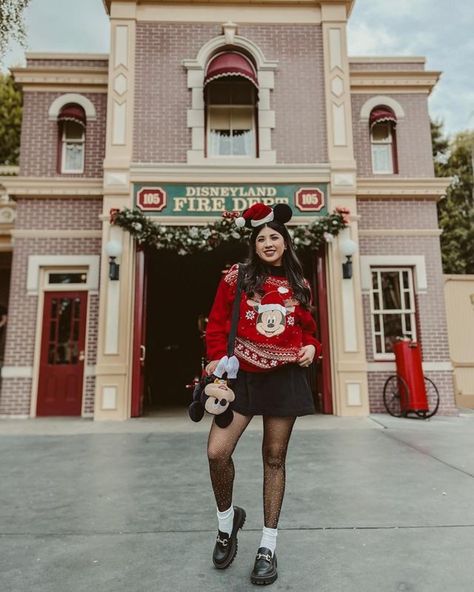 christmas disney outfit Christmas Outfit Disney World, Christmas Outfit Disneyland, Disney Christmas Cardigan, Epcot Outfit Ideas Christmas, Women’s Christmas Disney Outfit, Christmas In Disneyland Outfit, Disney In Christmas Outfit, Xmas Disney Outfits, Christmas Outfit Disney