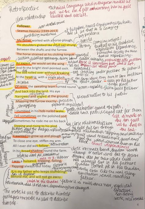 Lyrics Annotated, Poetry Anthology Gcse Annotations Love And Relationships, Poetry Anthology Gcse Annotations, Unseen Poetry Gcse Revision, Seamus Heaney Poems, Remains Poem Annotations, Seamus Heaney, Close Relationship, No Response