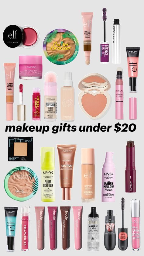 makeup gifts under $20 Gifts Under 20 Dollars, Girly Core, Makeup Gifts, Preppy Gifts, Laneige Lip Sleeping Mask, 20 Dollars, Lip Sleeping Mask, Aesthetic Things, Makeup Gift