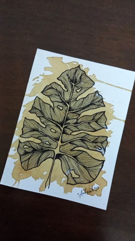 Coffee Spill Painting, Spill Paint Art, Spill Art Coffee, Paint Spill Art, Coffee Spill Art Drawing, Spill Art Ideas, Water Colour Drawing Ideas Creative, Spill Art Drawing, Spilled Coffee Art