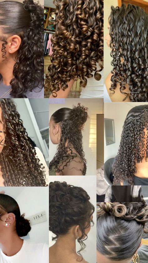 curly hair inspo🎀- #Curly #Hair #Inspo Check more at https://howcandothis.com/womenstyle/curly-hair-inspo%f0%9f%8e%80/ Curly Hair Inspo, Perfect Curly Hair, Quick Curly Hairstyles, Curly Hair Beauty, Curly Hair Care Routine, Highlights Curly Hair, Mixed Curly Hair, Curly Hair Photos, Cute Curly Hairstyles