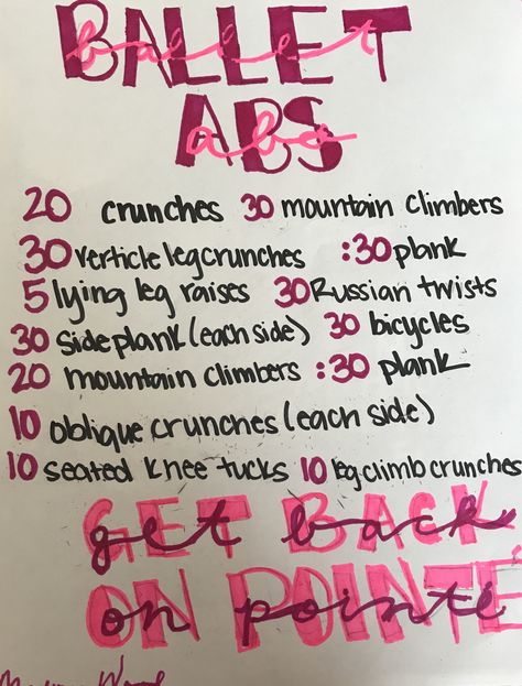 Do this every night to get those ballet abs that you’ve all ways wanted! 😍🥰 Ballerina Abs Workout, Ballet Abs Workout, Dancer Conditioning Workout, Ballet Exercises Flexibility, Starting Ballet As A Teen, How To Get A Dancers Body Fast, Ballet Core Workout, Dancer Abs Workout, How To Get Better At Ballet