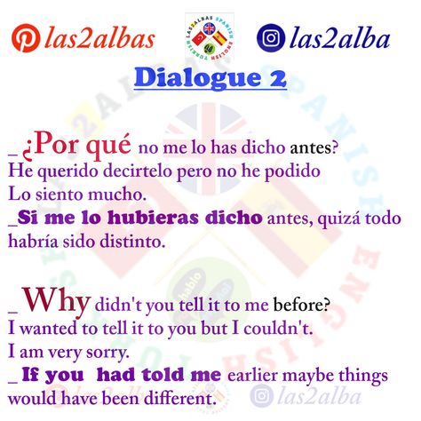 Subjunctive Spanish, Spanish Words For Beginners, English Practice, Practice English, English Conversation, Past Tense, Spanish Words, Learn Spanish, Spanish Lessons