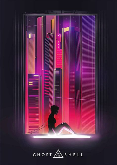 Ghost In The Shell Wallpaper Desktop, Cyberpunk Poster, Ghost In The Shell 2 Innocence, Ghost In A Shell Anime, Ghost In The Shell Minimalist Poster, Etat Libre D'orange The Ghost In The Shell, Interaktives Design, Cyberpunk Aesthetic, Cyberpunk City