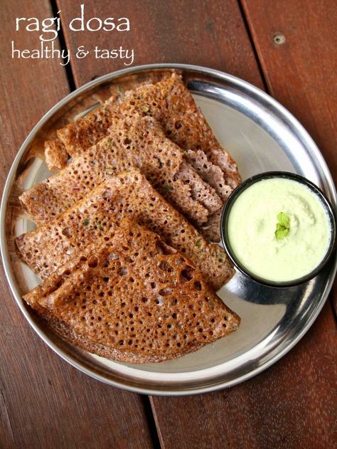 ragi dosa recipe | instant ragi dosa | finger millet dosa | ragi dose Breakfast Ideas Healthy Indian, Eggs Boiled, Ragi Recipes, Ragi Dosa, Breakfast Ideas Healthy, Finger Millet, Millet Recipes, Breakfast Eggs, Break Fast