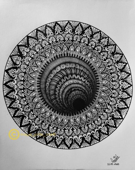 3d Illusion Mandala Art, Mandala 3d Art, Mandala Illusion Art, Mandala 3d Design, Mandala Art 3d, 3 D Mandala Art, 3d Mandala Drawing, Mandala Sketch Tattoo, Mandala Illusion