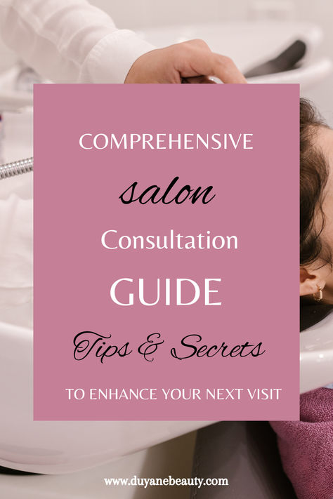 Looking to be fully satisfied at your NEXT hair appointment? Here's a comprehensive salon consultation guide with Salon Tips & Secrets to enhance your visit. #duyanebeauty #HairConsultation #HaircolorConsultation #haircolorpatchtest #patchtest #hairconsultationquestions #hairconsultationform . Salon Tips, Hair Consultation, Ask And Answer Questions, Best Purple Shampoo, Hair Magazine, Hair Appointment, Purple Shampoo, Salon Services, Visual Aids