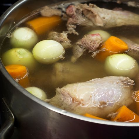 How to Make Restaurant Quality Lamb Stock for Soups and Stews Lamb Stock Recipe, Lamb Bone Broth, Lamb Stock, Pork Stock, Leftover Lamb, Lamb Leg, The Butcher, English Food, Bone Broth