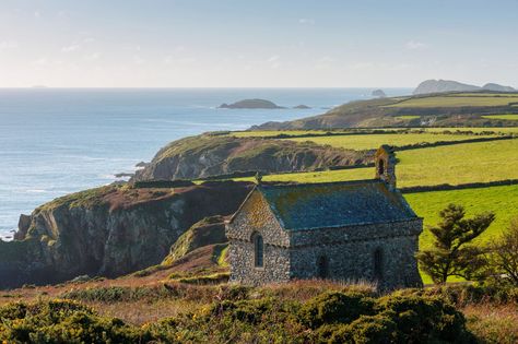 Wales tourist attractions: How many of these Welsh landmarks have you been to? Private Chapel, Pembrokeshire Coast Path, Welsh Coast, Pembrokeshire Wales, Pembrokeshire Coast, Buy A Boat, Visit Wales, Wales Uk, Beach Images