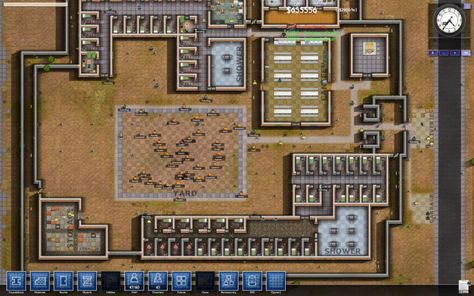 Prison Architect: A Clink of One’s Own - The New Yorker Prison Architect Layout, Prison Architect, Site Development Plan, The Escapists, Free Pc Games, Minecraft Tutorial, Minecraft Projects, Architect House, Unusual Design