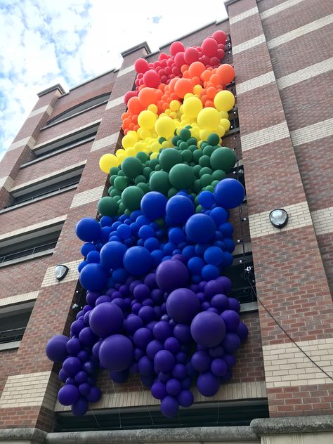 Pride Organic Balloon Wall in Leeds. Pride Decorations Ideas, Pride Event Ideas, Pride Balloons, Pride Decorations, Balloon Quotes, Balloon Decoration Ideas, Baloon Art, Pride Decor, Balloon Displays