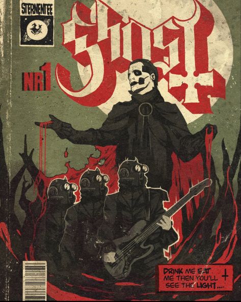 Ghost Comic, Ghost Album, Ghost Papa, Ghost Band, Band Ghost, Ghost And Ghouls, Ghost Bc, Ghost Pictures, Ghost Photos