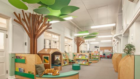 🐛 Another fabulous school library completed! 🦗 This one is for Ladysmith School in Exeter. The space was a challenge - although it is a large space, it acts as a walk-through to other areas, so it still had to accommodate this function. They wanted a woodland theme, with only greens and natural wood finishes. To maximise use of the space, we split the area into 3 sections - non fiction, fiction, and chapter books. We also transformed an unused store cupboard into a more private reading are... Store Cupboard, Wood Finishes, Woodland Theme, Natural Wood Finish, Chapter Books, School Library, Exeter, Non Fiction, Cupboard