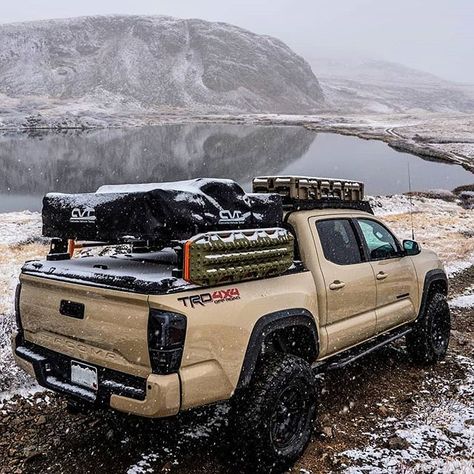 Tactical Toyota Tacoma, Tacoma Truck Mods, Overlanding Tacoma, Tactical Truck Ideas, Toyota Tacoma Off Road, Overland Tacoma, Hunting Truck, Toyota Tacoma Mods, Tacoma Mods