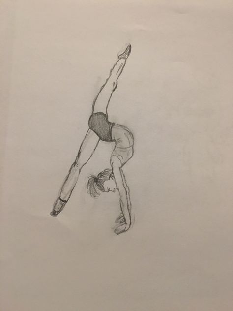 Gymnastics Poses Drawing Reference, Gymnastics Drawings Easy, Gymnastics Poses Drawing, Gymnastics Sketches, Handstand Drawing, Flexible Poses Drawing, Gymnastics Drawings, Dancer Sketch, Dancing Sketch