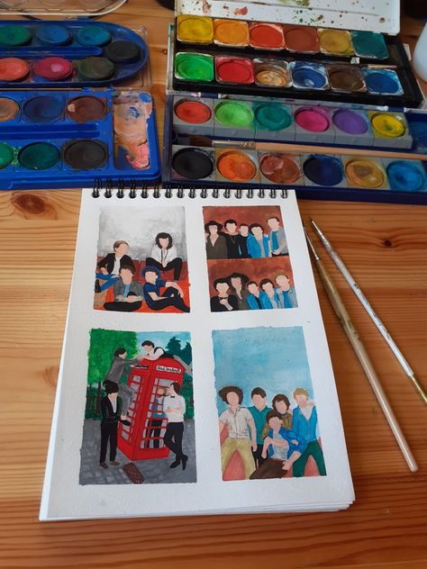 One Direction Drawing Ideas, One Direction Painting Ideas, One Direction Diy, One Direction Painting, One Direction Crafts, One Direction Albums, One Direction Drawings, One Direction Art, One Direction Wallpaper