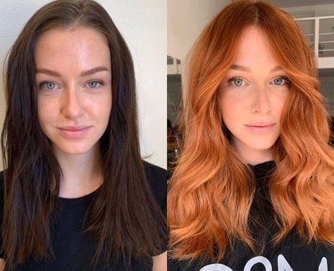 Before And After Hair, Ginger Hair Color, Strawberry Blonde Hair, Fashion And Beauty Tips, Fun Hair, December 19, Red Hair Color, Strawberry Blonde, After Photos