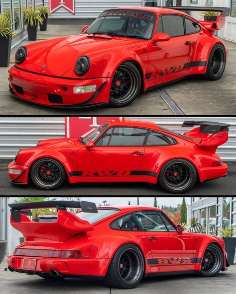 Rauh Welt Porsche, Porsche 964 Rwb, Porsche Techart, Kereta Sport, Rwb Porsche, Custom Porsche, Rauh Welt, Vw Sedan, Porsche Sports Car