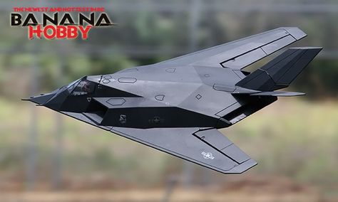 BananaHobby - 6 CH 2.4GHz BlitzRCWorks F-117 Stealth Fighter V2 Pro Radio Remote Control Jet RTF F117 Nighthawk, Radio Control Diy, Remote Control Helicopters, Radio Controlled Aircraft, Nitro Boats, Remote Control Boats, Avion Rc, Radio Control Airplane, Stealth Fighter