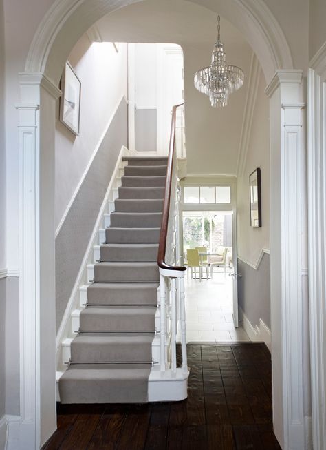 Entrance Halls - Optimise Design Renovated Victorian House, Victorian House Decor, Victorian Parlour, Victorian Stairs, Victorian House Renovation, Victorian Villa, Victorian House Interiors, Victorian Hallway, Entrance Halls