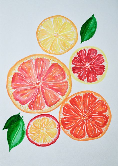 Choose your favorite fruit and I will paint it!  Choose between a single centered fruit, several grouped, or a pattern repeating over the whole page. Simply leave a message when ordering specifying which fruit you would like and the general composition. If you would like a print of any of these works rather than an original for 15$, just request a custom order and leave me a message!  Great as a gift or decoration for your room or dorm! All paintings are original and on Srathmore watercolor paper. Fruit Wall Prints, Tropical Fruit Painting, Fruit Watercolor Painting, Fruit Composition, Fruits Painting, Fruit Paintings, Fruit Watercolor, Halloween Wallpaper Backgrounds, Learn Watercolor Painting