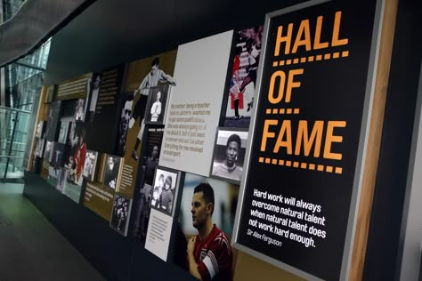 Hall of Fame display Hall Of Fame Decorations, Hall Of Fame Wall Design, Hall Of Fame Party, Hall Of Fame Wall, Hall Of Fame Design, Fame Ideas, Event Concept, Alumni Events, Modern Hall