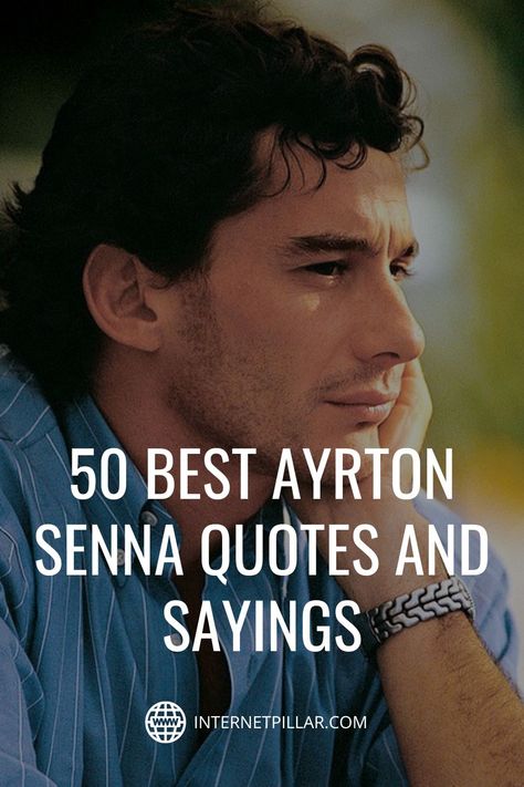 50 Best Ayrton Senna Quotes and Sayings - #quotes #bestquotes #dailyquotes #sayings #captions #famousquotes #deepquotes #powerfulquotes #lifequotes #inspiration #motivation #internetpillar Formula 1 Quotes Inspiration, Brazilian Quotes, Formula 1 Quotes, Ayrton Senna Quotes, F1 Quotes, Cold Quotes, Aryton Senna, Hiding Feelings, Rain Quotes