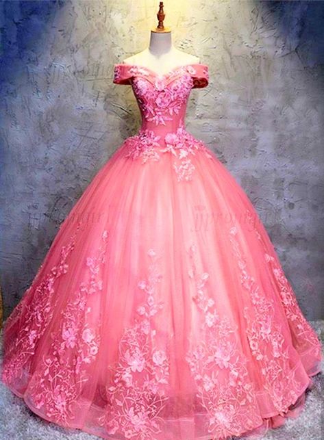 Ballroom Gowns, Pink Party Dresses, Stunning Prom Dresses, Pink Wedding Dresses, Disney Princess Dresses, Kids Fashion Dress, Princess Ball Gowns, Bridal Dress Design, Fairytale Dress