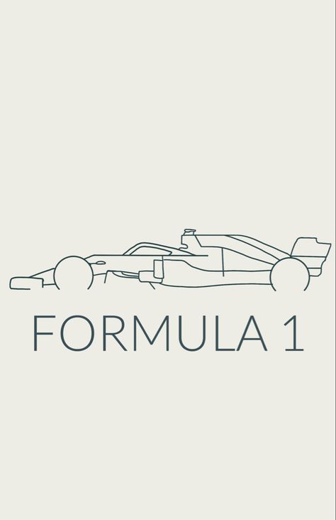 F1 Painting Ideas Easy, Formula 1 Instagram Highlight Covers, Minimalistic Drawing Ideas, F1 Wallpaper Aesthetic Minimalist, F1 Minimalist Tattoo, Formula 1 Doodle, Formula 1 Car Drawing Easy, F1 Symbol, F1 Painting Easy