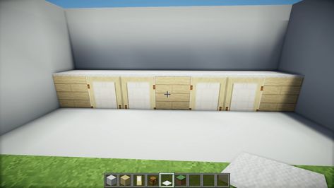 Minecraft Ideas Furniture, Minecraft Counter, Kitchen Minecraft, Minecraft Kitchens, Door Chest, Doors Kitchen, Minecraft World, Minecraft Buildings, Minecraft Creations