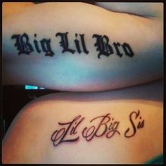 Sister Brother Tattoo Sibling, Matching Tattoo For Brothers, Older Sister Younger Brother Tattoo, Tattoos For My Brother, Bro And Sis Tattoo, Brother And Sister Tattoo Ideas Matching Tat, Matching Tattoos Sibling Brother Sisters, Tattoo Ideas Brother And Sister, Matching Sibling Tattoos For 3