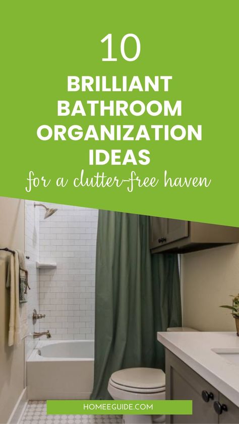 Bathroom Organization Ideas Diy Bathroom Hacks, Bathroom Organization Ideas, Tidy Bathroom, Smart Bathroom, Clever Storage Solutions, Clever Hacks, Smart Storage, Clutter Free, Bathroom Organization