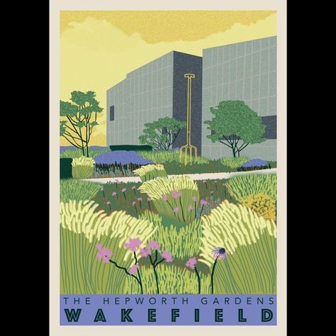 All Posts • Instagram Hepworth Wakefield, Garden Poster, David Chipperfield, Unique Art Prints, Printed Pages, Wakefield, International Artist, Large Prints, Time Travel