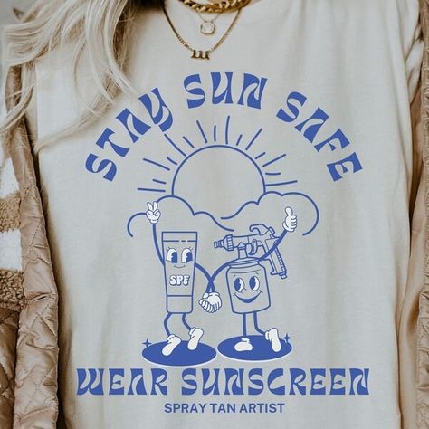 AnavahGrace - Etsy Tattoo Shop Merch, Spray Tan Merch, Spray Tan Artist, Trendy Tees, Chattanooga Tennessee, Spray Tan, Wear Sunscreen, Spray Tanning, Custom Apparel