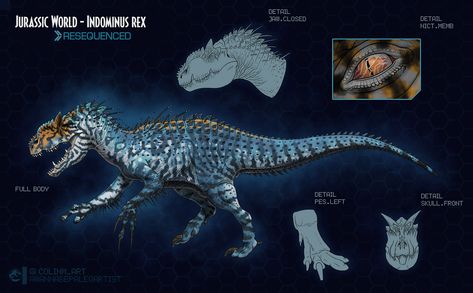 Hybrid Dinosaurs, Jurassic World Hybrid, Jurassic World Indominus Rex, Prehistoric Animals Dinosaurs, Monster Artwork, Navy Art, Prehistoric Wildlife, Monster Hunter Art, Hybrid Art