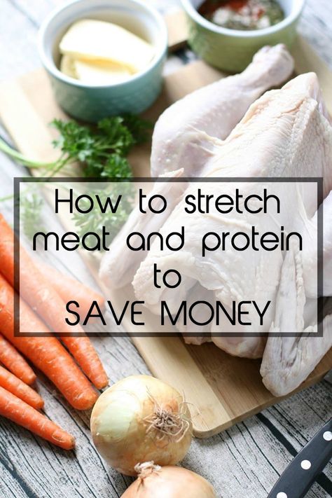 Meat can be expensive, especially ethically raised meat.  Find out how to stretch meat and protein to save money. How To Stretch Food, Meat Stretching Recipes, Cheap Meat Recipes, Scrappy Cooking, Meat Curing, Grocery Flyer, Wartime Recipes, Cheap Meat, Food Budget