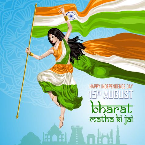 Indian Flag Dancer. Download thousands of free vectors on Freepik, the finder with more than a million free graphic resources Mera Bharat Mahan Drawing, Indian Independence Day Images, Independence Day Dp, Independence Day Wallpaper, Independence Day Drawing, Happy Independence Day Images, Independence Day Greetings, Indian Flag Images, Happy Independence Day India