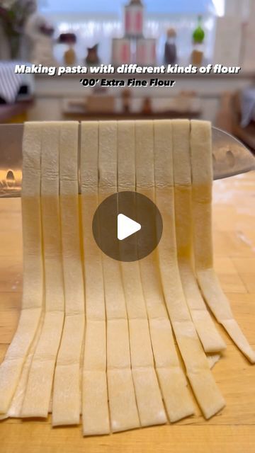 00 Flour Pasta Dough Recipe, How To Make Rice Flour At Home, Homemade Pasta With All Purpose Flour, Homemade Pasta 00 Flour, Pasta Flour, Pasta Making, Make Pasta, Egg Pasta, Cassava Flour