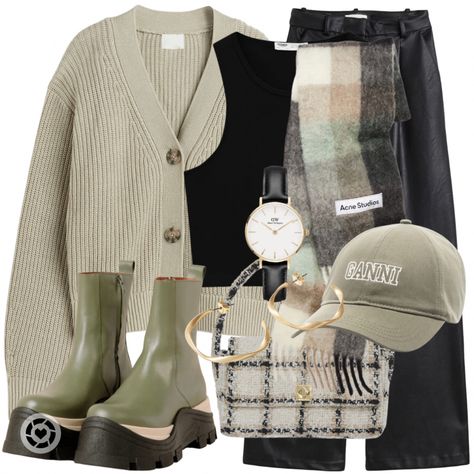 Sage Green Shoes Outfit, Sage Green Cardigan Outfit, Sage Green Outfit, Green Shoes Outfit, Green Cardigan Outfit, Korean Outfit Street Styles, Mode Turban, Fall Transition Outfits, Outfit Layout