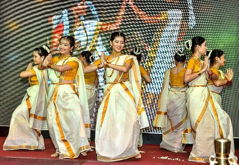 #Thiruvathira Kalli, a traditional Indian folk dance, performed by students from Indology Dept, Academy of Humanities and Social Sciences #HCMC #Vietnam #saigon #indiavietnam #keralatraditions #keralavietnam #vietnamese #vietnamesedancers #incredibleindia #kerala #keralaarts #malayali #sari #keralasari #travelvietnam #indochina #international #internationalfriends #asia #travelasia #asiandancer #expatlife #vothisau #malayalivietnam #saridance #onam #onamatsaigon Onam Dance, Indian Folk Dance, Humanities And Social Sciences, Vietnam Saigon, International Friends, Happy Onam, Expat Life, Folk Dance, Breakfast Smoothies