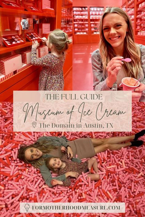 We all scream for Ice Cream! Check out my full guide to having the sweetest time at the Museum of Ice Cream at the Domain in Austin, Texas. 🍦 Domain Austin Texas, Museum Of Ice Cream Austin, Ice Cream Museum Austin, Austin Texas Travel, Ice Cream Museum, Museum Of Ice Cream, Ice Cream Ice, Cream Ice Cream, Retro Diner