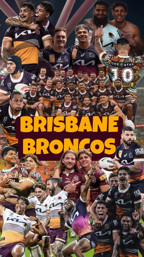 #nrl #broncos #brisbane Nrl Wallpaper, Rugby Aesthetic, Broncos Nrl, Nrl Broncos, Jordan Riki, Broncos Wallpaper, Teenage Dirt Bag, Samoan Designs, Broncos Players