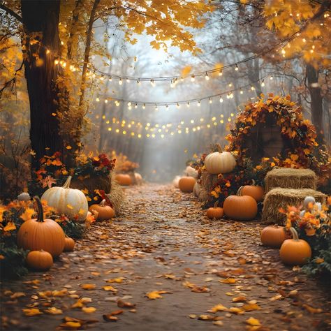 Fall String Lights Illuminating Pumpkin Backdrop RR8-316 – Dbackdrop Fall Background Photoshoot, Diy Fall Backdrops For Pictures, Selfie Wall Ideas Photo Backdrops, Fall Background Laptop, Fall Backdrops For Pictures, Pecan Pastry, Fall Screensavers, Halloween Ambience, Fall Photo Backdrop