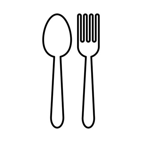 Spoon Clipart, Fork And Spoon, Outline Drawing, Wedding People, Forks And Spoons, Outline Drawings, Anime Reccomendations, Cityscape Photos, Background Banner